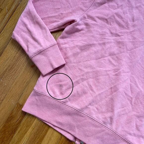 4/$25 Gap Logo Zip Up Hoodie Sweatshirt Girls Size Medium 8 Coral Pink - Picture 9 of 14